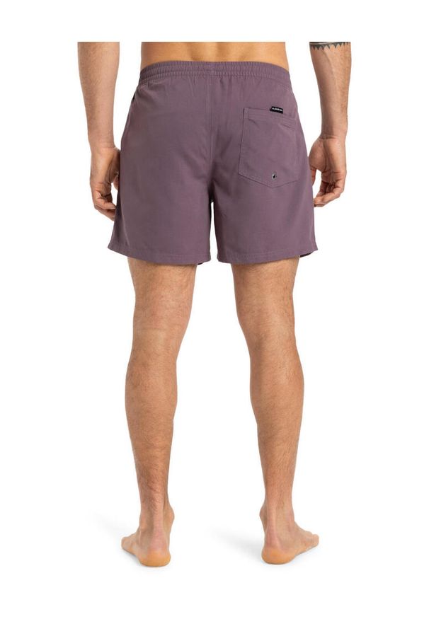 Quiksilver - Spodenki boardshort EVERYDAY SOLID VOLLEY 15" Fioletowy Mężczyźni. Kolor: fioletowy. Materiał: poliester, materiał. Styl: sportowy