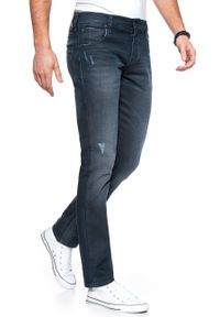 Mustang - JEANSY MĘSKIE MUSTANG Chicago Tapered DENIM BLACK 1006669 4000 884 #5