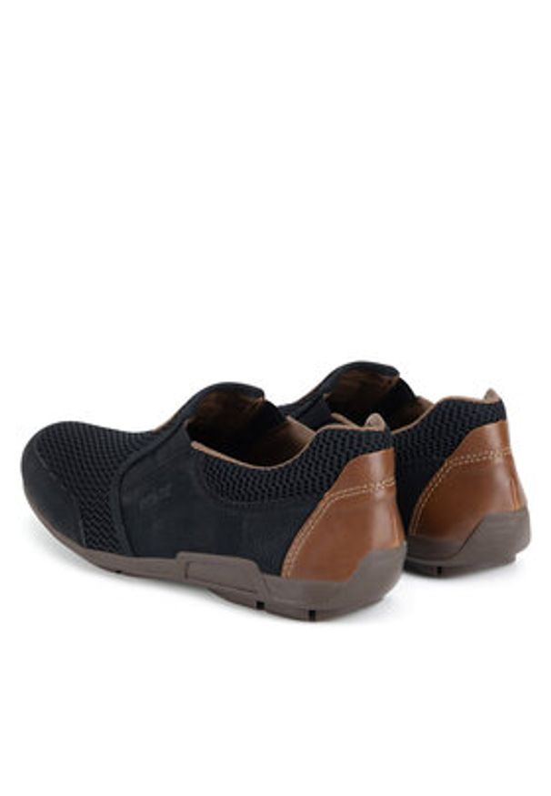 Rieker Półbuty 09069-00 Granatowy. Kolor: niebieski. Materiał: materiał, syntetyk