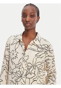 Seafolly Koszula Hothouse Flowers 55648-TO Écru Relaxed Fit. Materiał: wiskoza #5