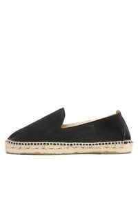 Manebi Espadryle Flat Espadrilles K 1.0 C0 Czarny. Kolor: czarny. Materiał: skóra, zamsz