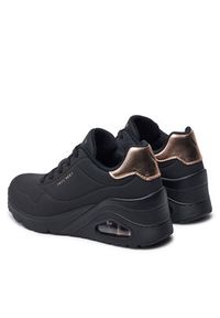 skechers - Skechers Sneakersy 177520/BBK Czarny. Kolor: czarny. Materiał: skóra #4