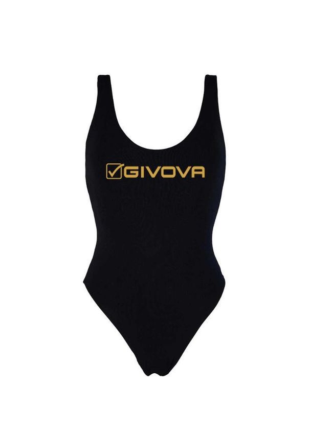 Damski kostium kąpielowy Givova Olympic, czarny, rozmiar S.. Kolor: czarny