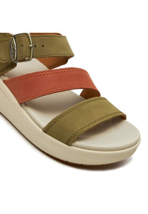 keen - Keen Sandały Ellecity Backstrap 1028569 Zielony. Kolor: zielony. Materiał: skóra
