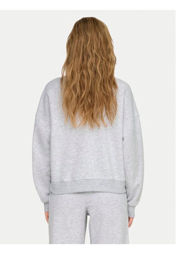only - ONLY Bluza Best 15338727 Szary Regular Fit. Kolor: szary. Materiał: syntetyk, bawełna
