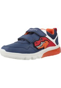 Geox - Buty GEOX J CIBERDRON BOY Niebieski. Kolor: niebieski. Materiał: syntetyk, tkanina. Sport: turystyka piesza