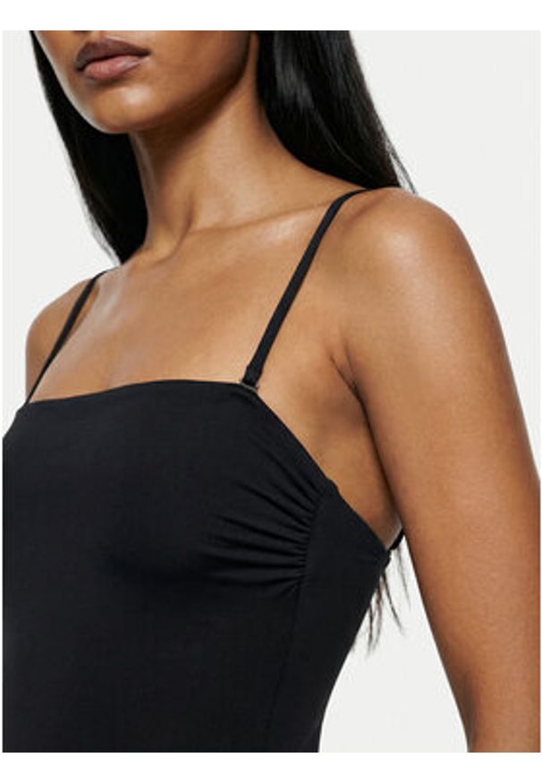 Calvin Klein Swimwear Strój kąpielowy LV00Q62709 Czarny. Kolor: czarny. Materiał: syntetyk