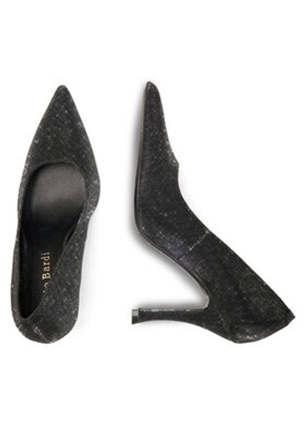 Sergio Bardi Szpilki WFA2530-2Z-SB Czarny. Kolor: czarny. Materiał: materiał. Obcas: na szpilce