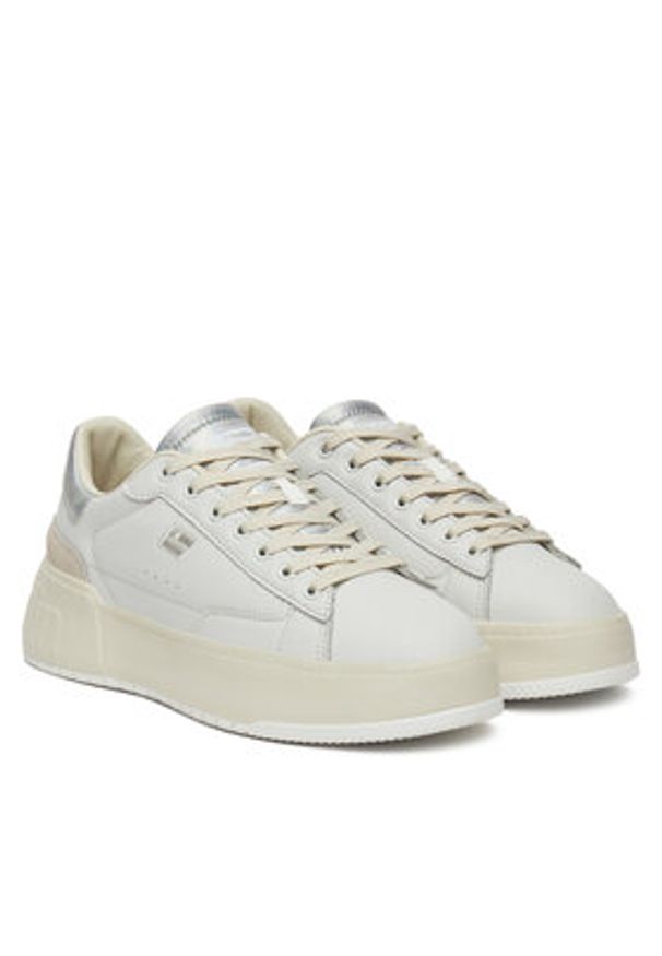 D.Franklin Sneakersy DFSH321094 Biały. Kolor: biały. Materiał: skóra