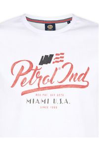Petrol Industries T-Shirt M-1050-TSR600 Biały Regular Fit. Kolor: biały. Materiał: bawełna #4