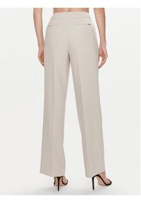 DKNY Spodnie materiałowe UK3PX021 Beżowy Wide Leg. Kolor: beżowy. Materiał: materiał, syntetyk #2