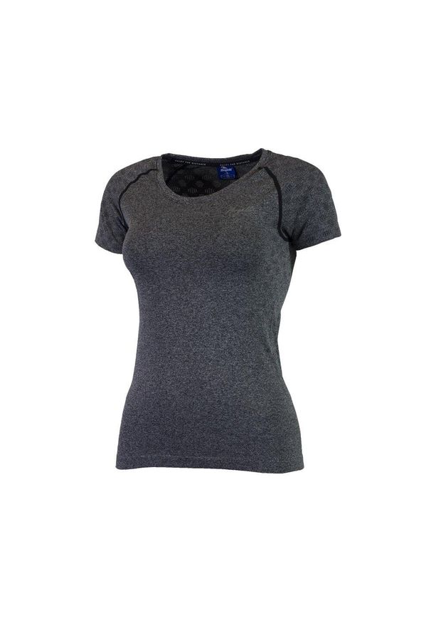 ROGELLI - Funkcjonalna koszulka damska Rogelli Seamless, bezszwowa. Kolor: szary. Sport: fitness