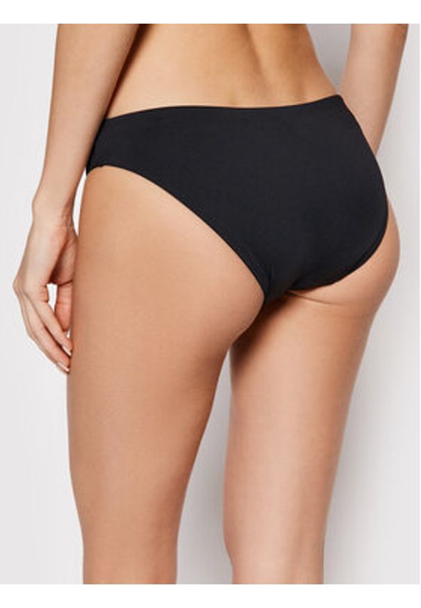 Seafolly Dół od bikini Hipster 40473-942 Czarny. Kolor: czarny. Materiał: syntetyk