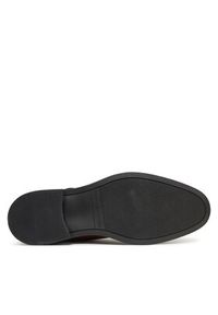 TOMMY HILFIGER - Tommy Hilfiger Półbuty Core Hilfiger Leather Shoe FM0FM05375 Brązowy. Kolor: brązowy. Materiał: skóra #5