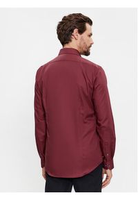 Calvin Klein Koszula K10K108427 Bordowy Fitted Fit. Kolor: czerwony. Materiał: bawełna #3