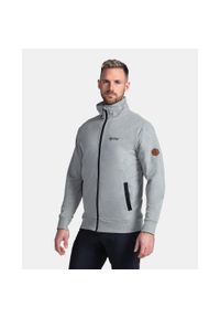 Męska bawełniana bluza Kilpi BOBBY-M. Typ kołnierza: kaptur. Kolor: szary. Materiał: bawełna
