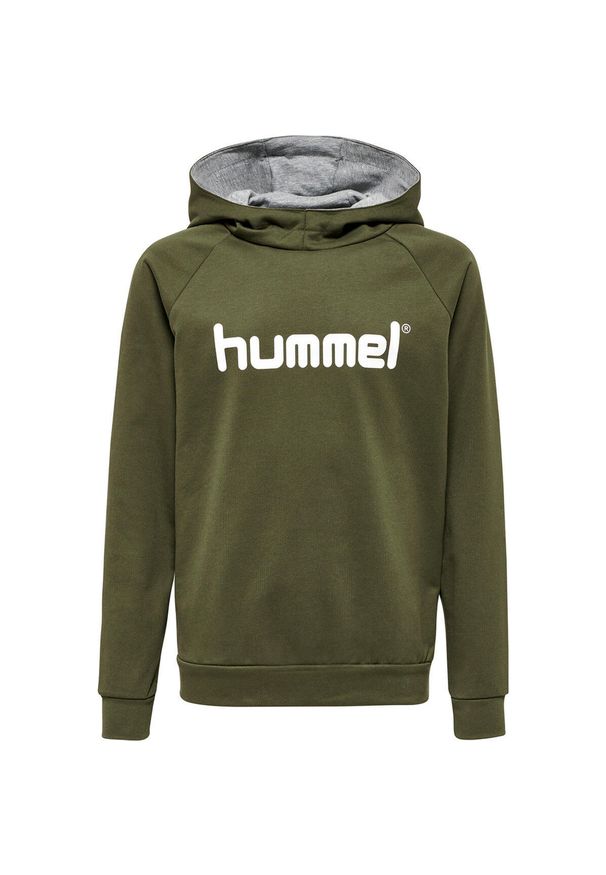 Bluza dziecięca z kapturem Hummel Hmlgo Logo. Typ kołnierza: kaptur. Kolor: brązowy, zielony, szary, wielokolorowy. Sport: fitness