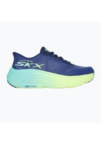 skechers - Buty do biegania damskie SKECHERS Max Cushioning Endeavour Hallandale. Kolor: niebieski