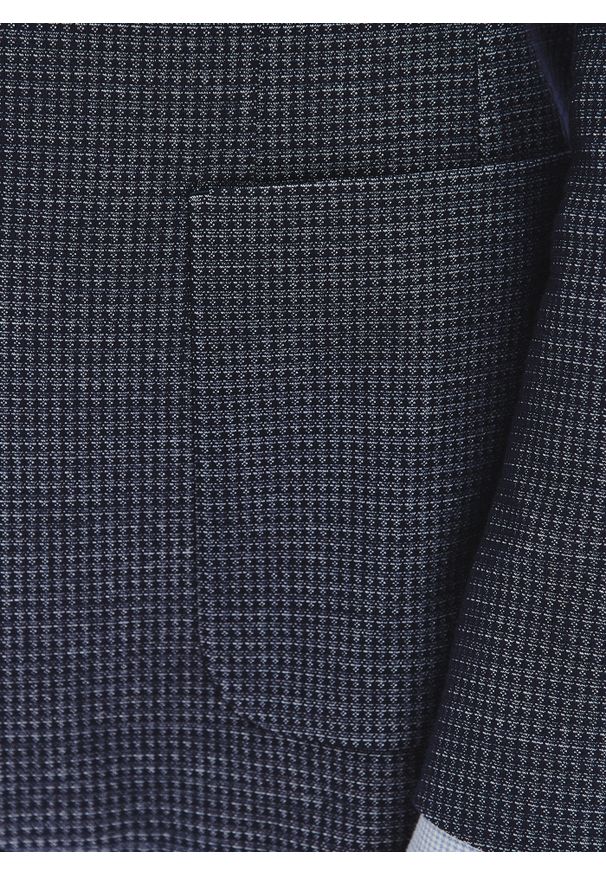 Pako Lorente - PAKO LORENTE - Casualowa marynarka męska w kolorze granatowym. Okazja: na co dzień. Kolor: niebieski. Materiał: bawełna, poliester, elastan. Styl: casual