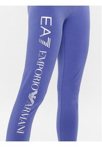 EA7 Emporio Armani Legginsy 8NTP63 TJ01Z 1532 Fioletowy Slim Fit. Kolor: fioletowy. Materiał: bawełna #5