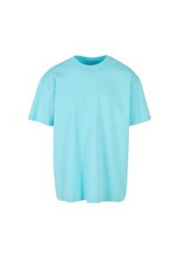 BUILD YOUR BRAND - Ponadwymiarowa Koszulka Dla Dorosłych Unisex Heavyweight. Kolor: niebieski