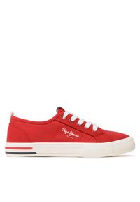 Sneakersy Pepe Jeans. Kolor: czerwony