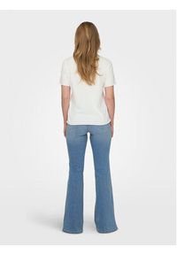 only - ONLY T-Shirt Lucy 15307412 Biały Regular Fit. Kolor: biały. Materiał: bawełna #6
