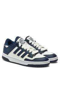 Adidas - adidas Sneakersy Rapid Court Low JR0167 Granatowy. Kolor: niebieski. Materiał: skóra