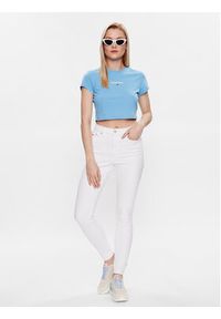 Tommy Jeans Jeansy Sylvia DW0DW15507 Biały Skinny Fit. Kolor: biały