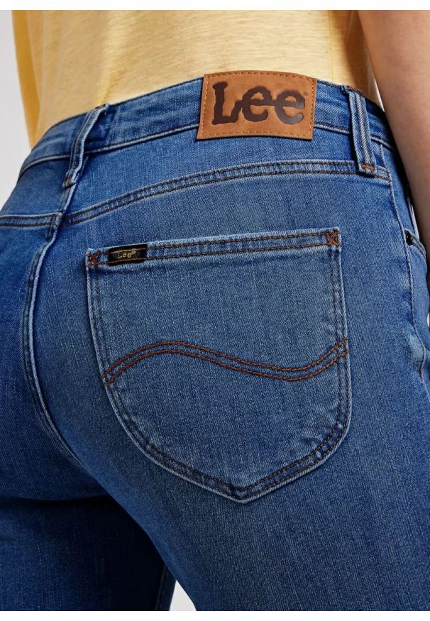 Lee - LEE DAMSKIE SPODNIE JEANSOWE LEE ELLY NIGHT SKY 112338322