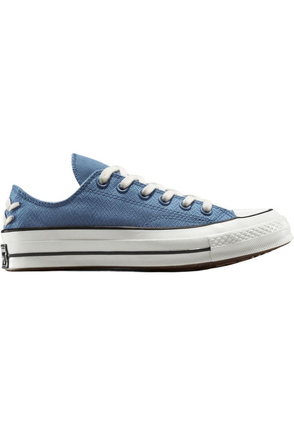 Buty sportowe Converse Chuck 70 Crafted Laces. Kolor: niebieski. Materiał: materiał. Sport: skateboard