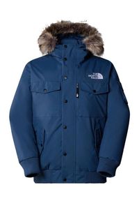 Kurtka turystyczna męska The North Face M Recycled Gotham Jacket. Kolor: niebieski. Sport: turystyka piesza