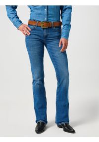 Wrangler - WRANGLER DAMSKI PASEK WRANGLER BIG BUCKLE BELT COGNAC 112358074