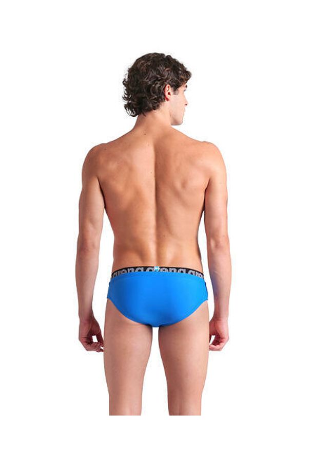 Kąpielówki Arena Elastic Logo. Kolor: niebieski