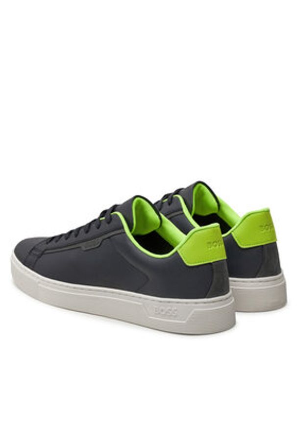 BOSS - Boss Sneakersy Rhys Tenn pusdth 50502869 Granatowy. Kolor: niebieski. Materiał: skóra
