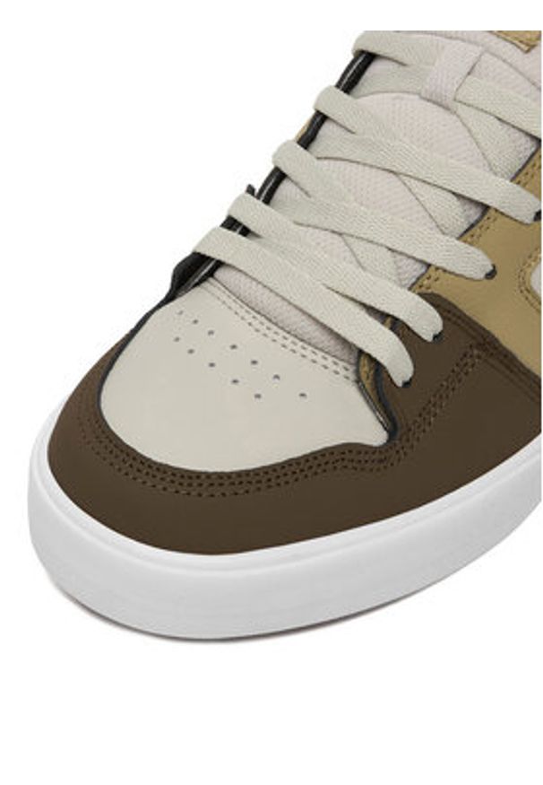 DC Shoes Sneakersy EO-PURE DC01782210 Brązowy. Kolor: brązowy. Materiał: skóra