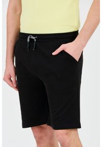 La Martina - LA MARTINA Czarne męskie spodenki, Rozmiar XL. Kolor: czarny. Materiał: bawełna #6