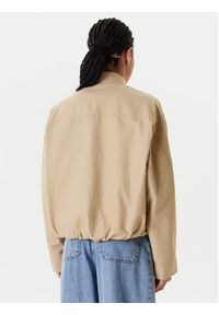 TOMMY HILFIGER - Tommy Hilfiger Kurtka bomber WW0WW45619 Beżowy Relaxed Fit. Kolor: beżowy. Materiał: bawełna