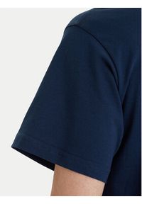 Versace Jeans Couture T-Shirt 80GAHT02 CJ00T Granatowy Regular Fit. Kolor: niebieski. Materiał: bawełna #3