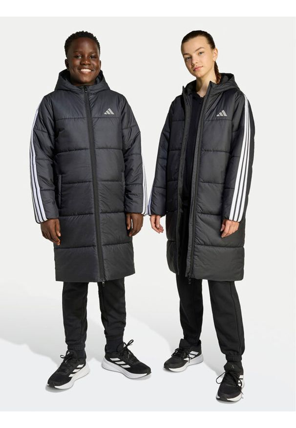 Adidas - adidas Kurtka zimowa JW2484 Czarny Regular Fit. Kolor: czarny. Materiał: syntetyk. Sezon: zima