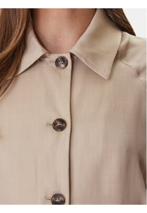 Marella Koszula Baia1 2615191051 Beżowy Regular Fit. Kolor: beżowy. Materiał: wiskoza