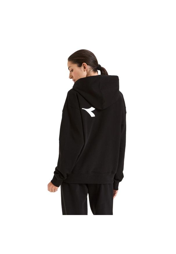 Diadora - Bluza DIADORA HOODIE MANIFESTO. Kolor: czarny