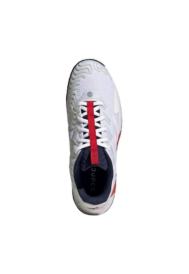 Obuwie tenisowe Mężczyzna Adidas Solematch Control biały. Kolor: biały. Sport: tenis