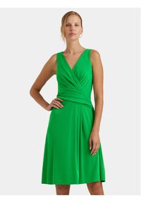 Lauren Ralph Lauren Sukienka koktajlowa 250865006017 Zielony Regular Fit. Kolor: zielony. Materiał: syntetyk. Styl: wizytowy #1