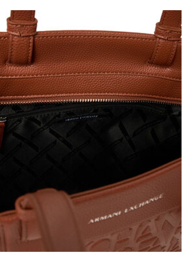 Armani Exchange Torebka XW001481 AF15774 U6048 Brązowy. Kolor: brązowy. Materiał: skórzane