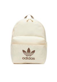 Adidas - adidas Plecak adicolor JJ4160 Beżowy. Kolor: beżowy. Materiał: materiał