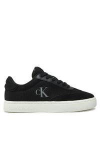 Calvin Klein Jeans Sneakersy Classic Cupsole Low Mix Mg Wn YW0YW01636 Czarny. Kolor: czarny. Materiał: materiał