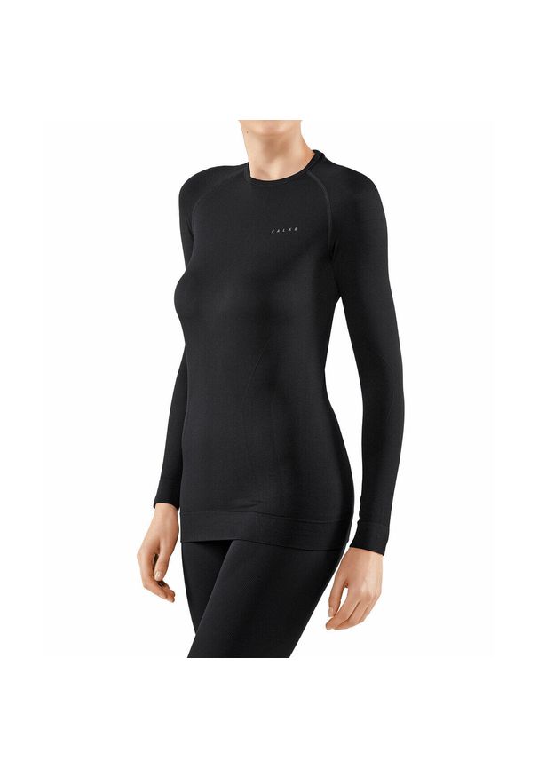Damska koszulka Falke manches longues Maximum Warm. Kolor: czarny. Długość rękawa: długi rękaw