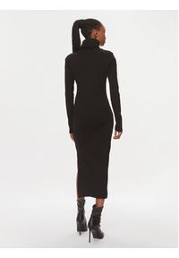 Calvin Klein Jeans Sukienka dzianinowa J20J222728 Czarny Regular Fit. Kolor: czarny. Materiał: bawełna, dzianina #3