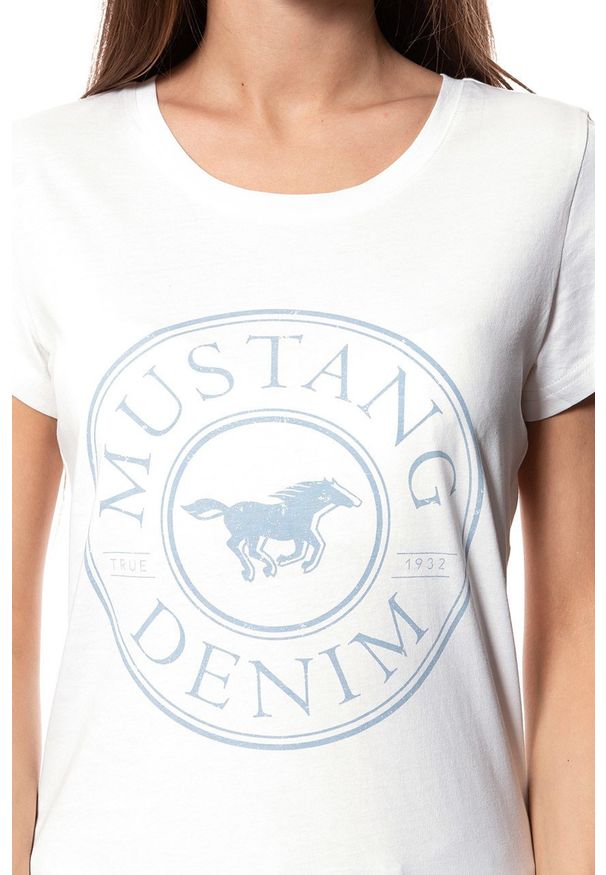 Mustang - MUSTANG T SHIRT DAMSKI Alexia C Print 1009056 2020. Wzór: nadruk